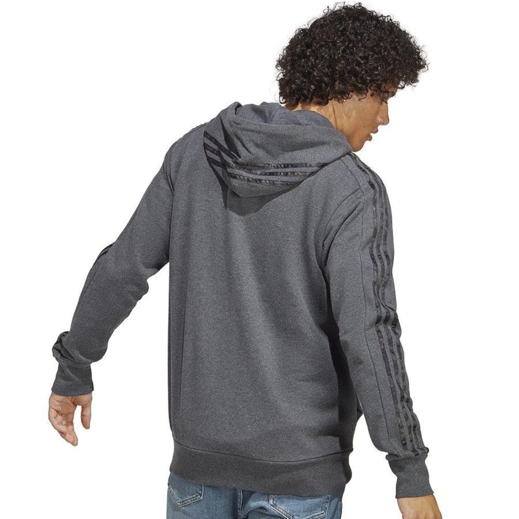 Imagem 2 do produto Jaqueta com Capuz adidas Essentials 3-Stripes Ii - Masculina