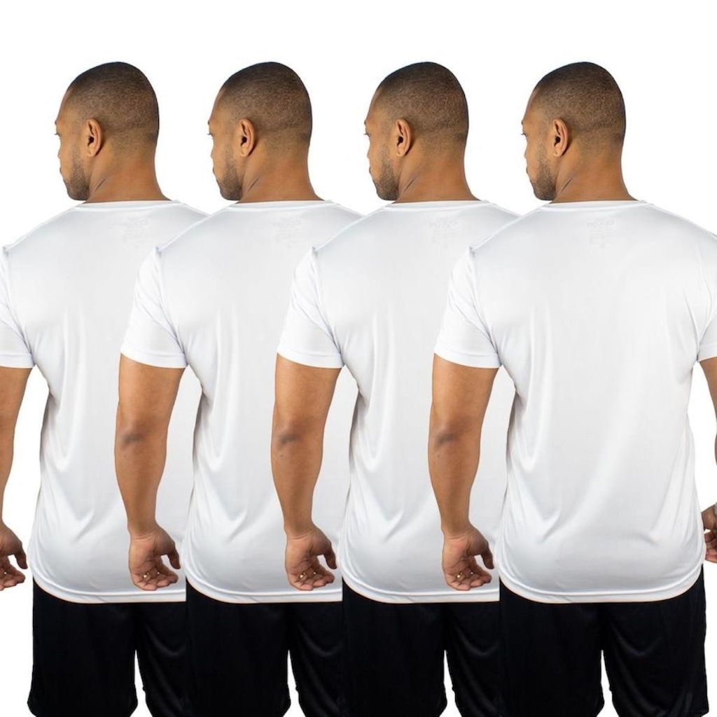 Imagem 2 do produto Camiseta Color Sports Dry Basic - 4 Unidades - Masculina