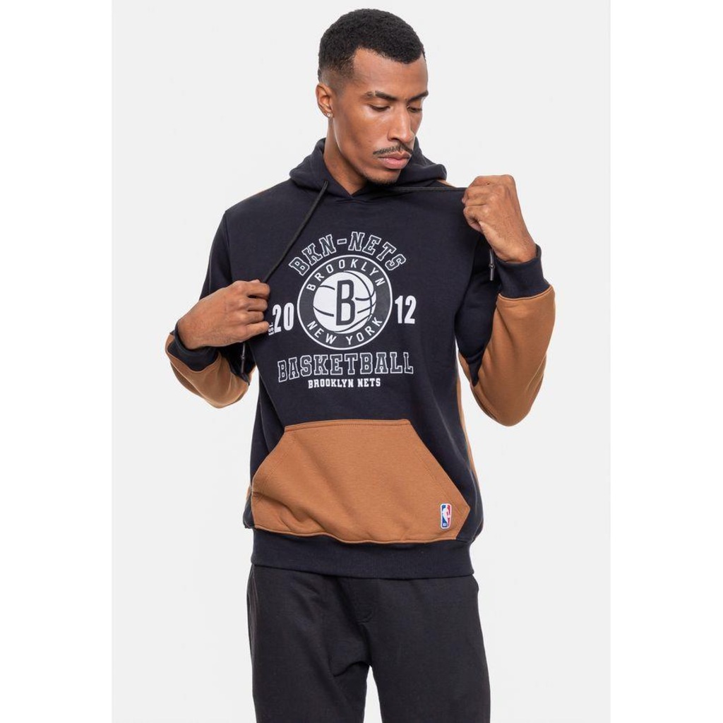 Imagem 4 do produto Blusão De Moletom Com Capuz NBA Team Town Brooklyn Nets - Masculino