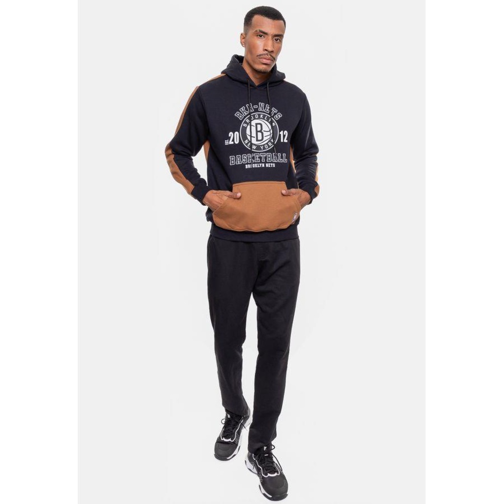 Imagem 5 do produto Blusão De Moletom Com Capuz NBA Team Town Brooklyn Nets - Masculino