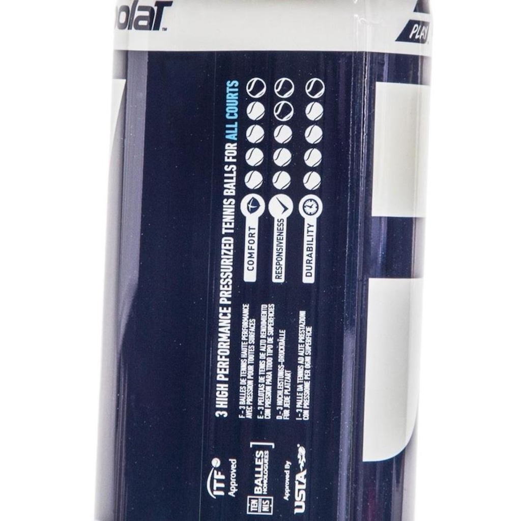 Imagem 4 do produto Bola de Tênis Babolat Gold All Court - 3 Unidades