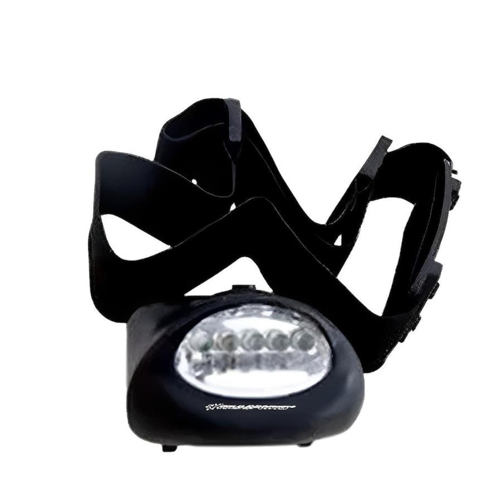 Imagem 4 do produto Lanterna Cabeça Gold Sports 5 Leds Recarregáveis 2 Model a Pilha e a Prova de Água