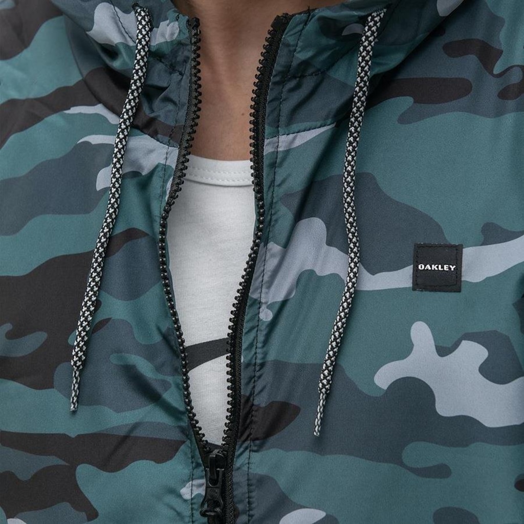 Imagem 3 do produto Jaqueta com Capuz Oakley Camo Windbreaker Ii - Masculina