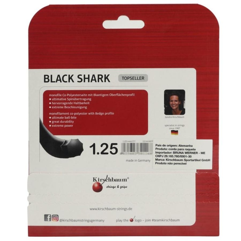Imagem 3 do produto Corda Kirschbaum Black Shark 17L 1.25Mm Set Individual