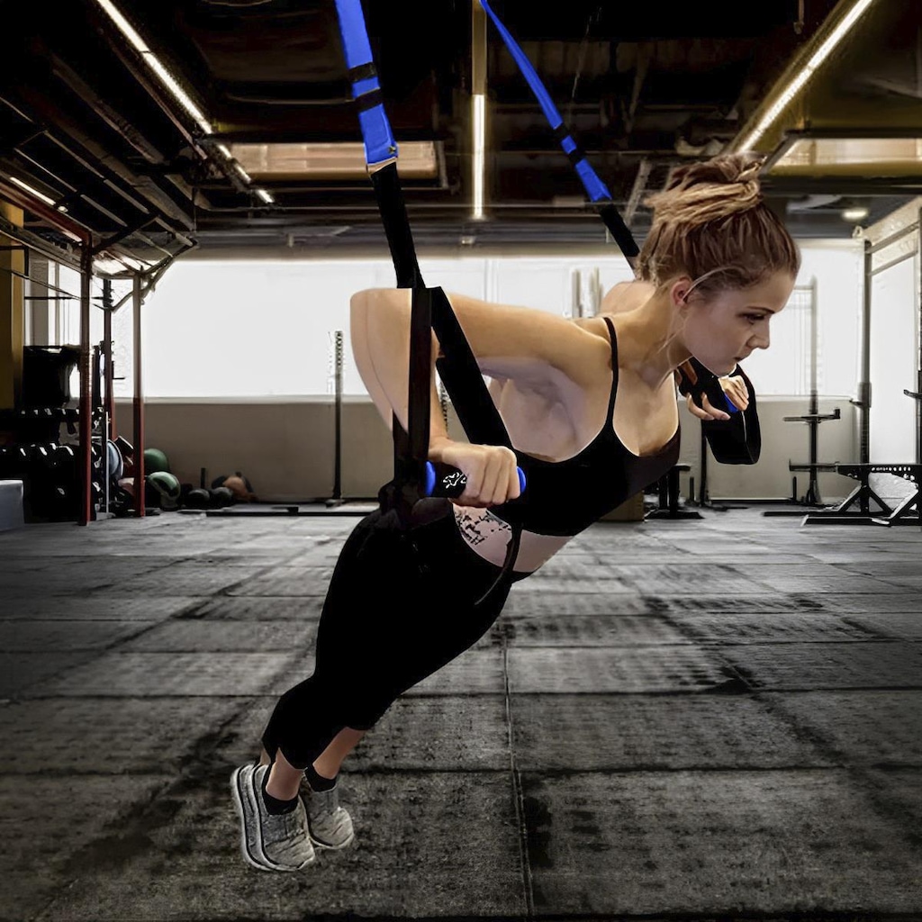 Imagem 5 do produto Fita de Resistência e Treinamento Suspenso Trx Gold Sports Powrer Adulto - 150 Kgs