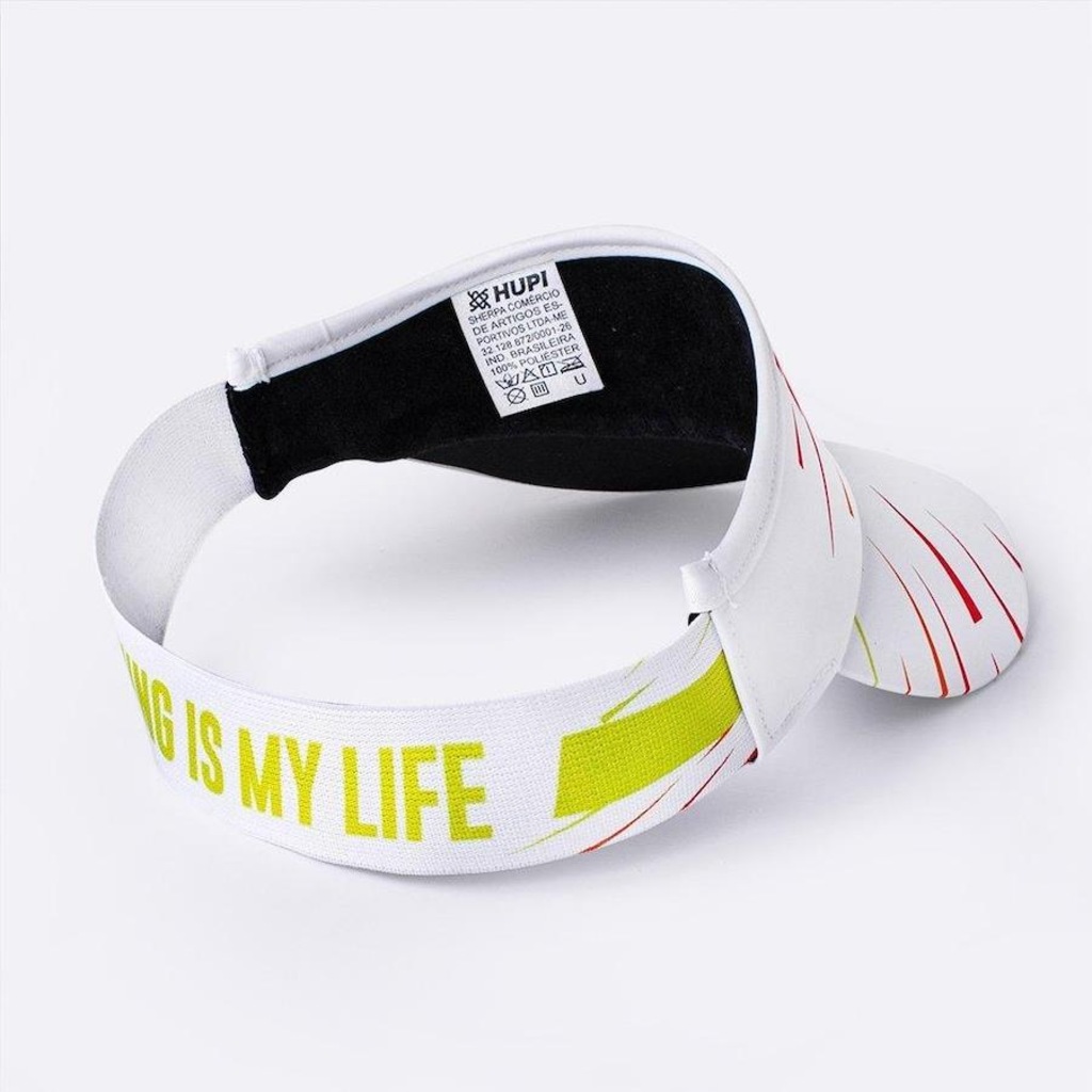 Imagem 4 do produto Viseira para Corrida Hupi Is My Life - Adulto