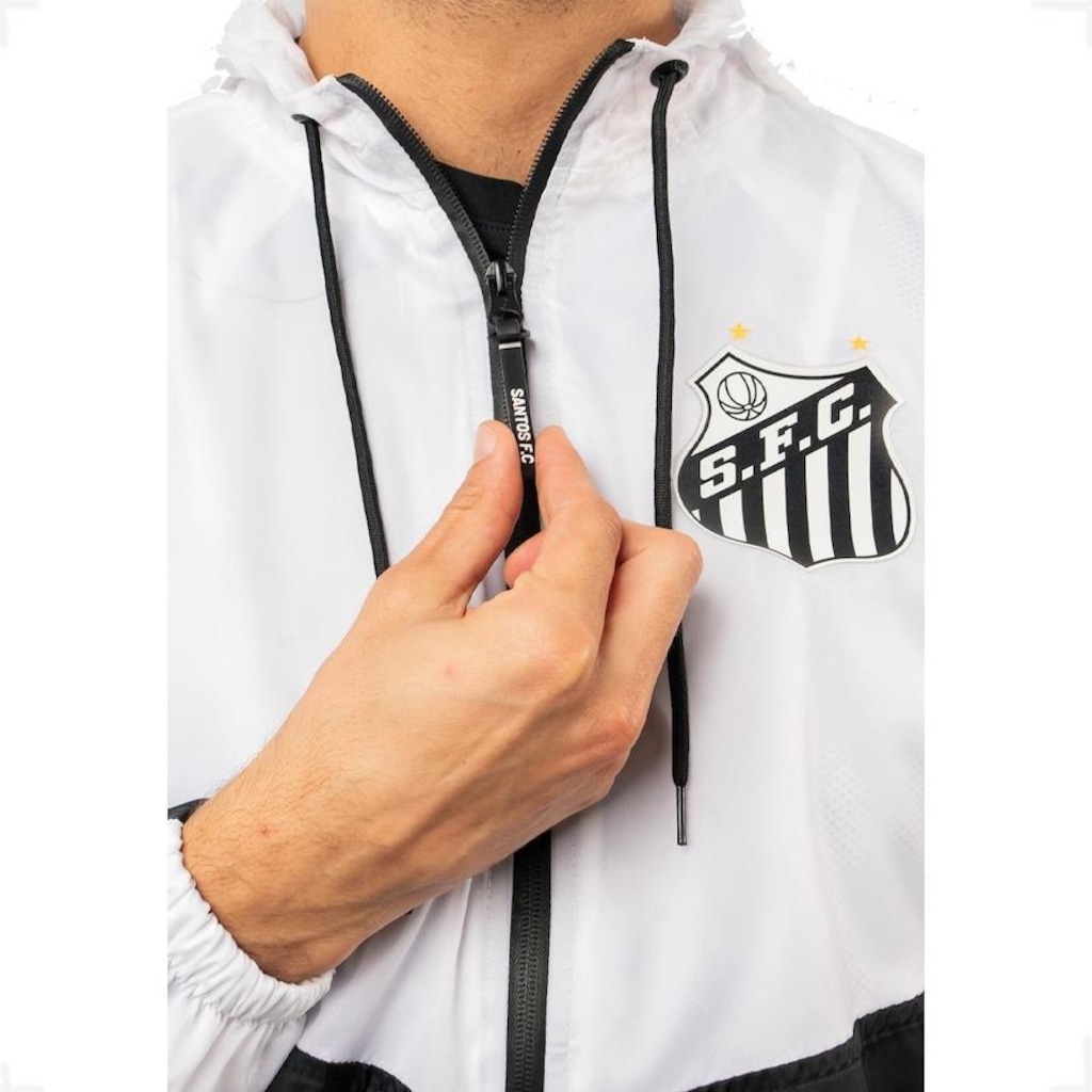 Imagem 3 do produto Jaqueta Corta Vento do Santos Oficial Surf Center Nylon - Masculina