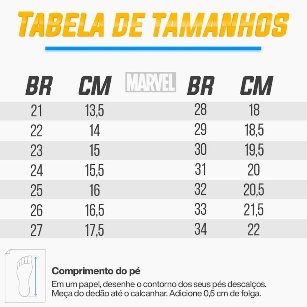 Imagem 4 do produto Chuteira Futsal Dray Marvel Original sem Cadarço - Infantil