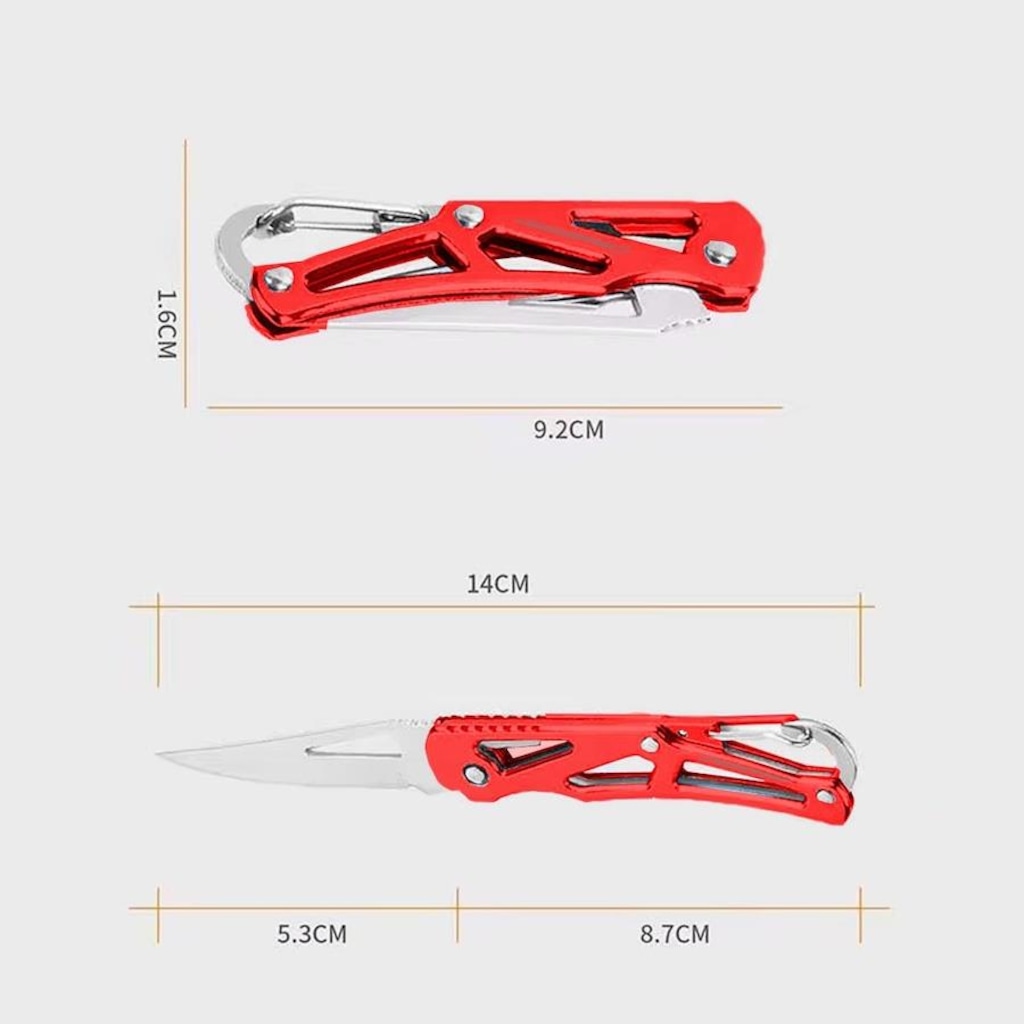 Imagem 3 do produto Canivete Gold Sports Inox Sobrevivência Camping Pesca Caça Dobrável