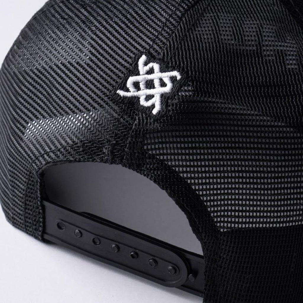 Imagem 5 do produto Boné Aba Curva Hupi Bordado - Snapback - Trucker - Adulto