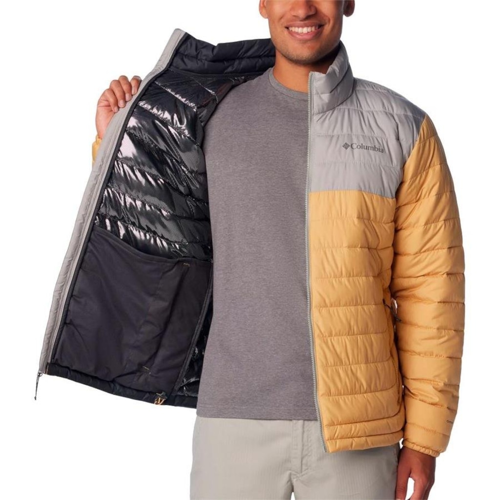 Imagem 3 do produto Jaqueta Columbia Powder Lite Amarelo Masculina