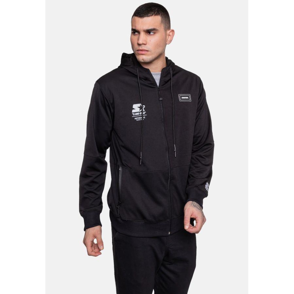 Imagem 3 do produto Blusão de Moletom com Capuz Starter Aberto - Masculino