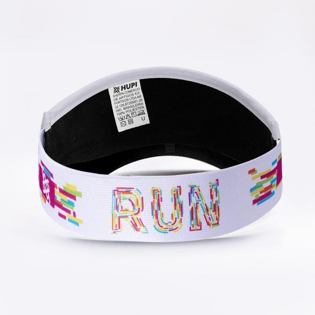 Imagem 5 do produto Viseira para Corrida Hupi Run Colors - Adulto