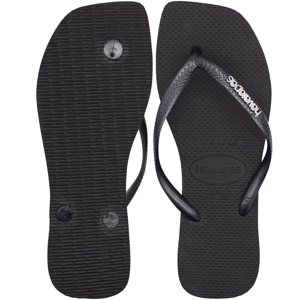 Imagem 3 do produto Chinelo Havaianas Slim Square Logo Metallic - Feminino