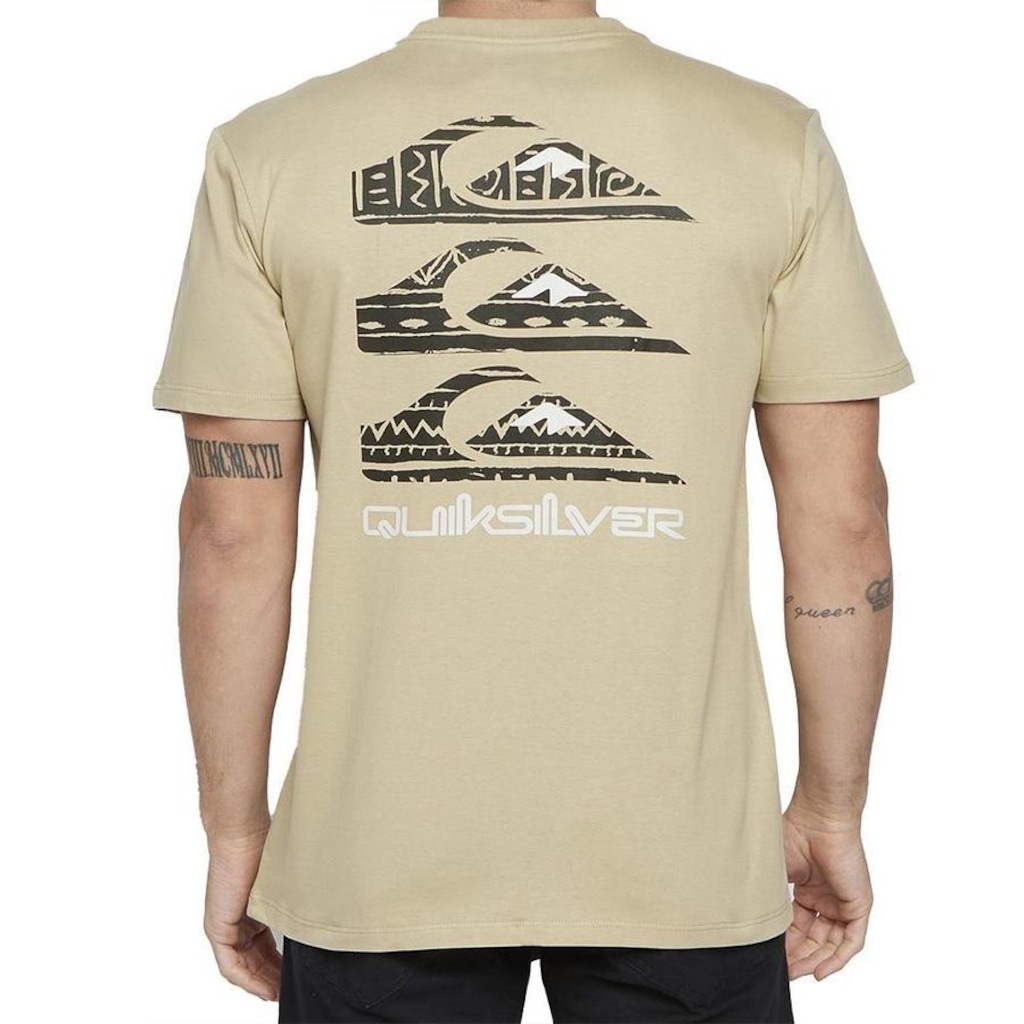 Imagem 2 do produto Camiseta Quiksilver Vertical Logos - Masculina