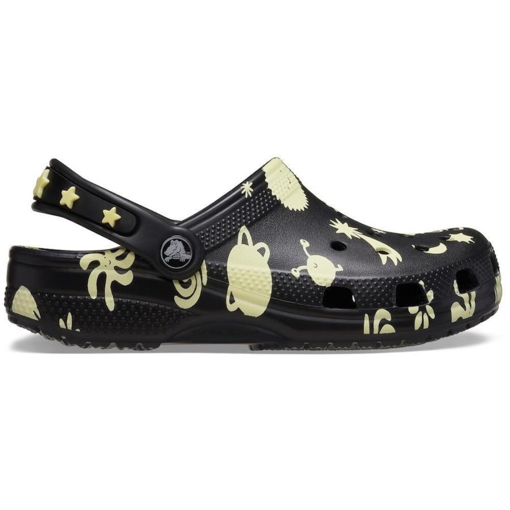 Imagem 1 do produto Sandália Crocs Classic Glow Space Clog T Black - Infantil