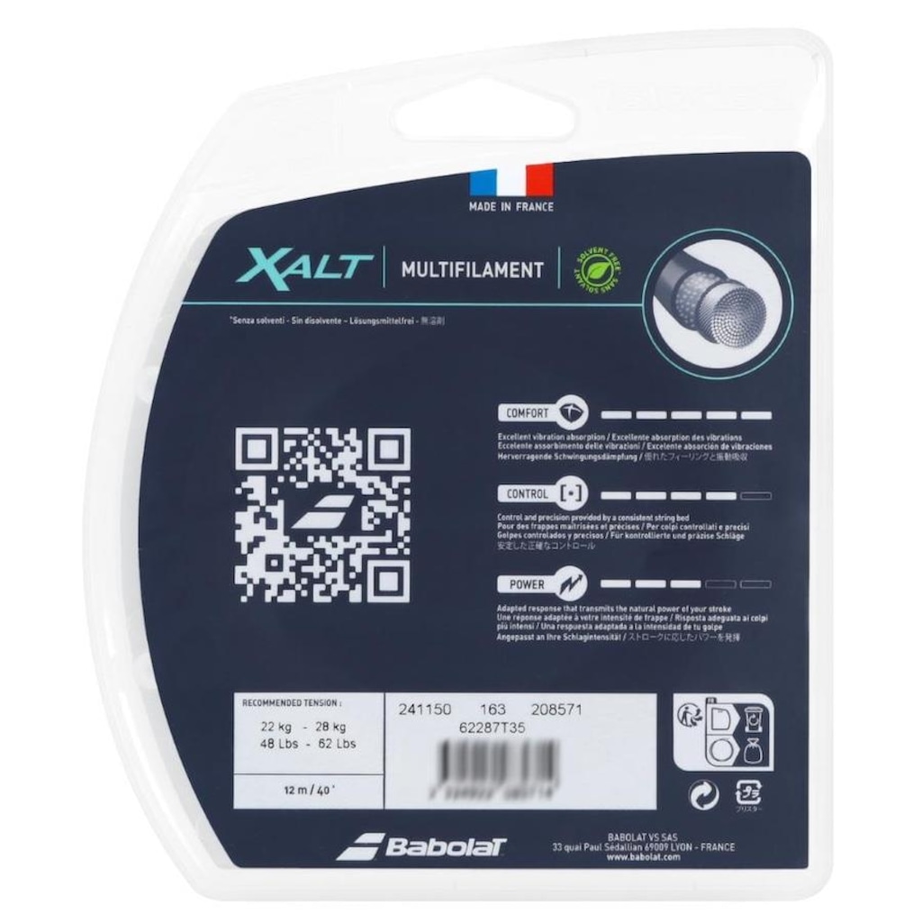 Imagem 3 do produto Corda Babolat Xalt 17L 1.25Mm - Set Individual
