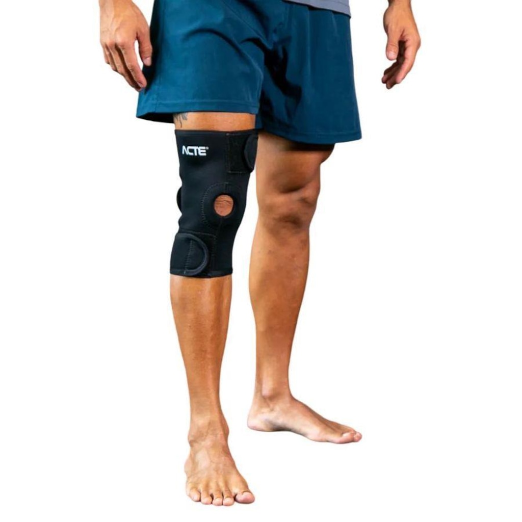 Imagem 4 do produto Joelheira Acte Ortopédica Ajustável Orifício Ref Patelar R38