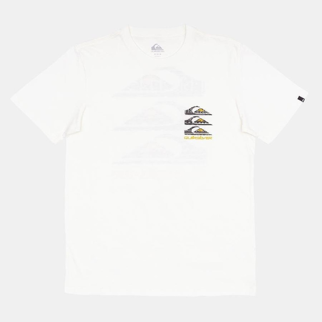 Imagem 3 do produto Camiseta Quiksilver Vertical Logos - Masculina