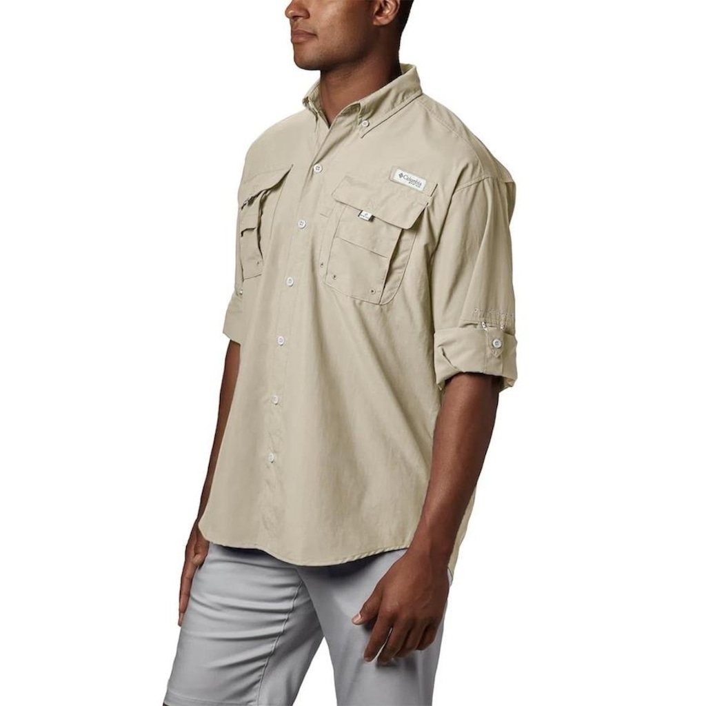 Imagem 3 do produto Camisa Manga Longa Columbia Bahamaii Fm7048 + Chapéu Columbia Bora Booney Ii - Masculina