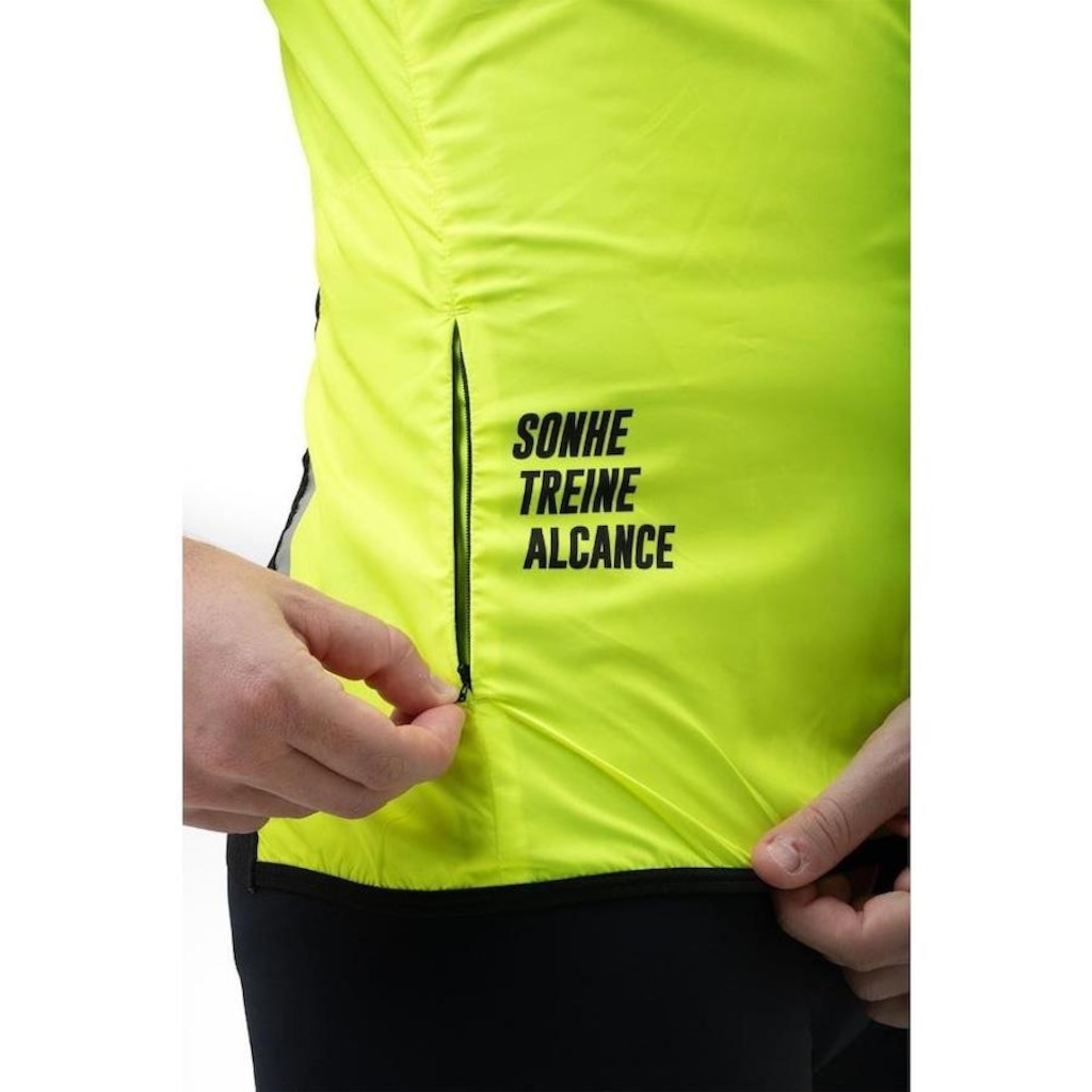 Imagem 4 do produto Colete Corta Vento Hupi Sonhe/Treine/Alcance - Masculino