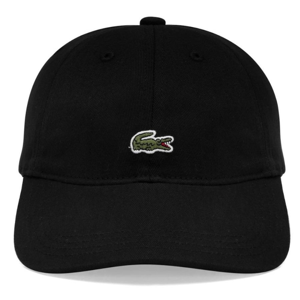 Imagem 2 do produto Boné Aba Curva Lacoste Rk4312 Core Essentials Sarja - strapback - Adulto