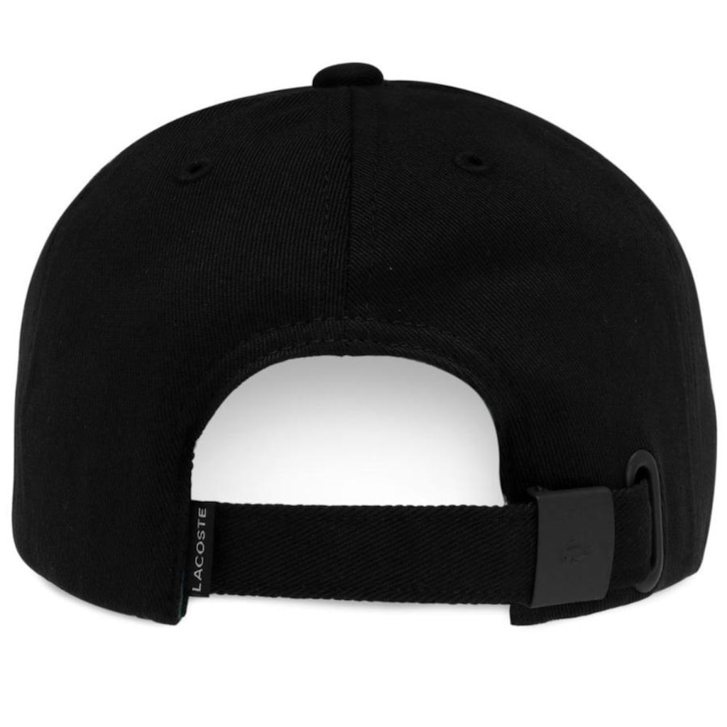 Imagem 4 do produto Boné Aba Curva Lacoste Rk4312 Core Essentials Sarja - strapback - Adulto