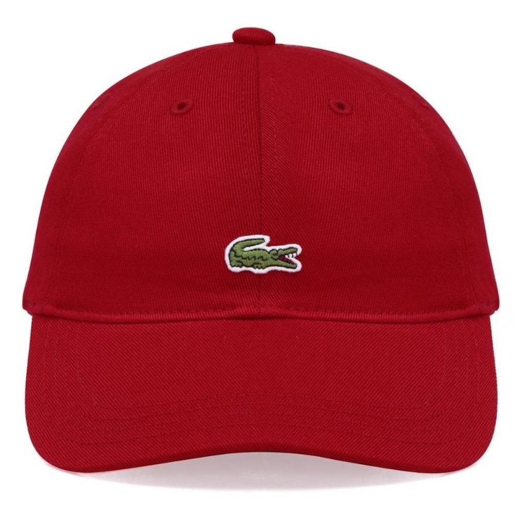 Imagem 2 do produto Boné Aba Curva Lacoste Rk4312 Core Essentials Sarja - strapback - Adulto