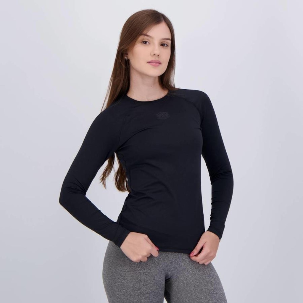 Imagem 2 do produto Camisa Térmica Manga Longa Umbro Light Fit Uv50+ - Feminina