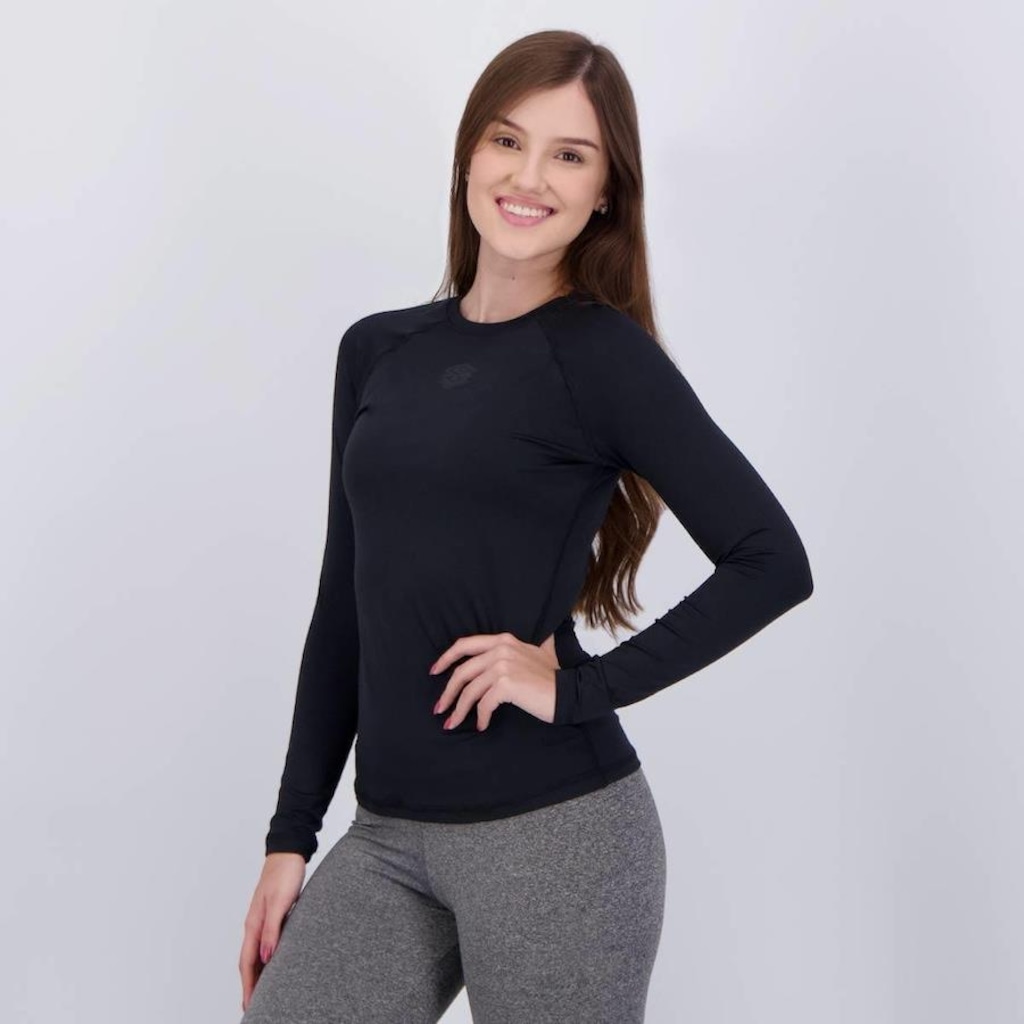 Imagem 3 do produto Camisa Térmica Manga Longa Umbro Light Fit Uv50+ - Feminina