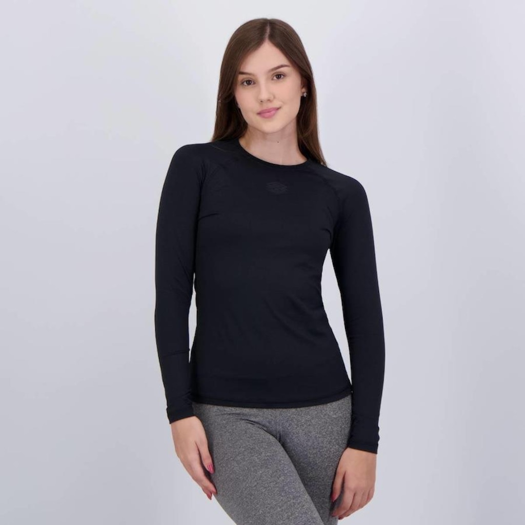 Imagem 1 do produto Camisa Térmica Manga Longa Umbro Light Fit Uv50+ - Feminina