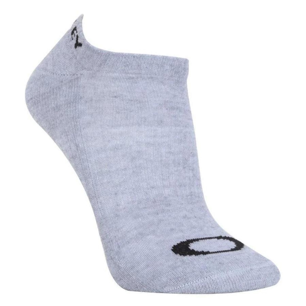 Imagem 3 do produto Kit Meias Oakley Bark Low Quarter com 3 Pares - Adulto