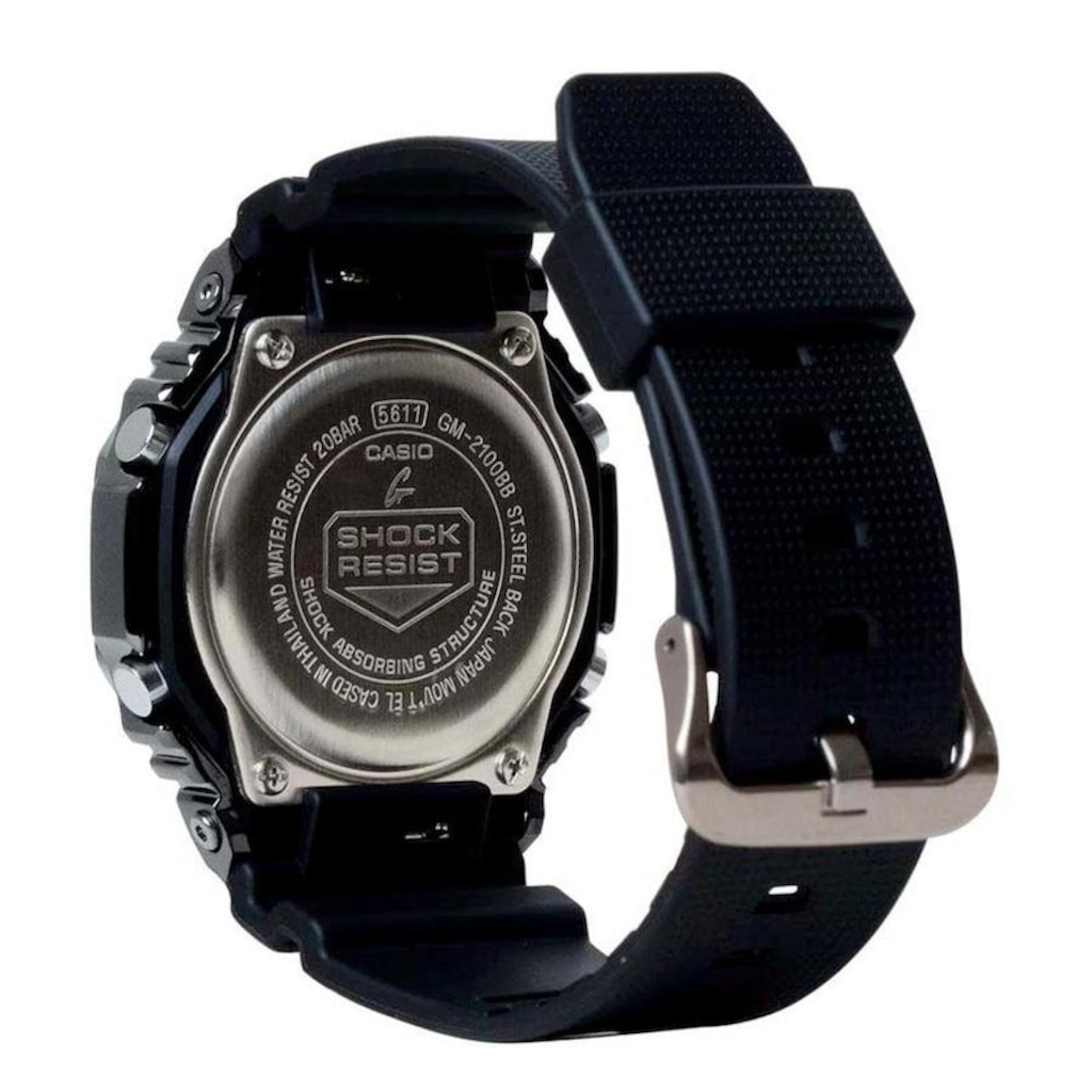 Imagem 4 do produto Relógio Casio G-Shock Gm-2100Bb-1Adr Metal Covered Gm-2100 Unissex
