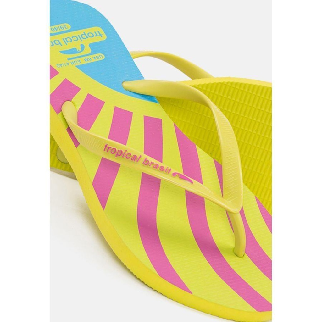 Imagem 5 do produto Chinelo Tropical Brasil Estampado Slim - Feminino