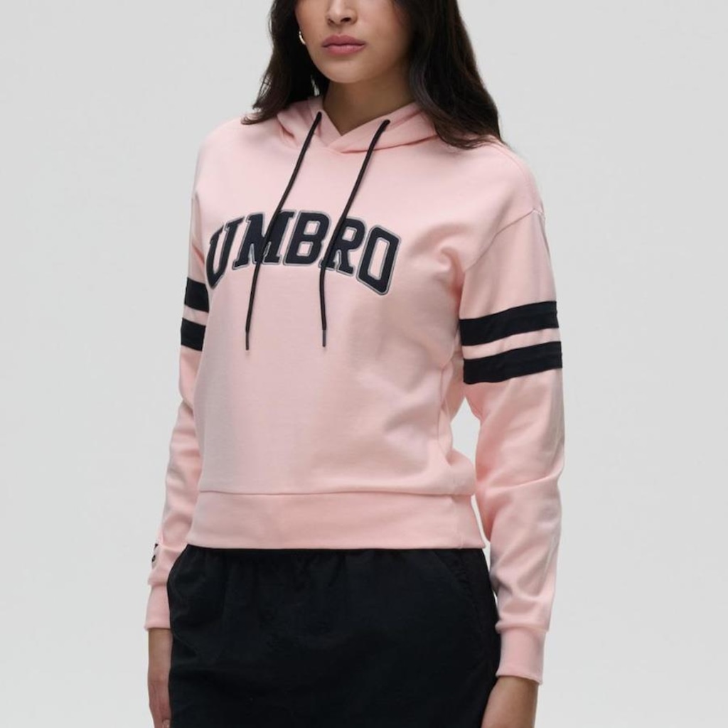 Imagem 2 do produto Blusão de Moletom com Capuz Umbro College Concept - Feminino