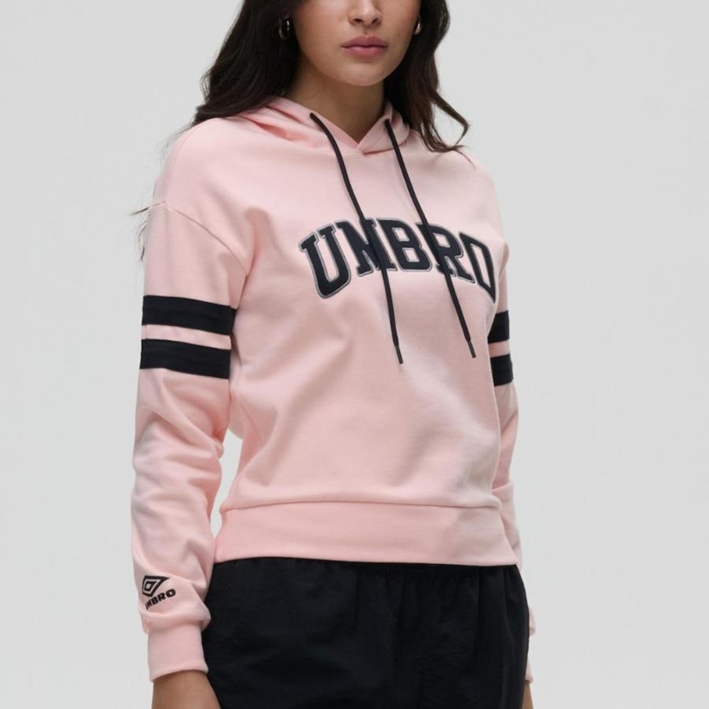 Imagem 3 do produto Blusão de Moletom com Capuz Umbro College Concept - Feminino