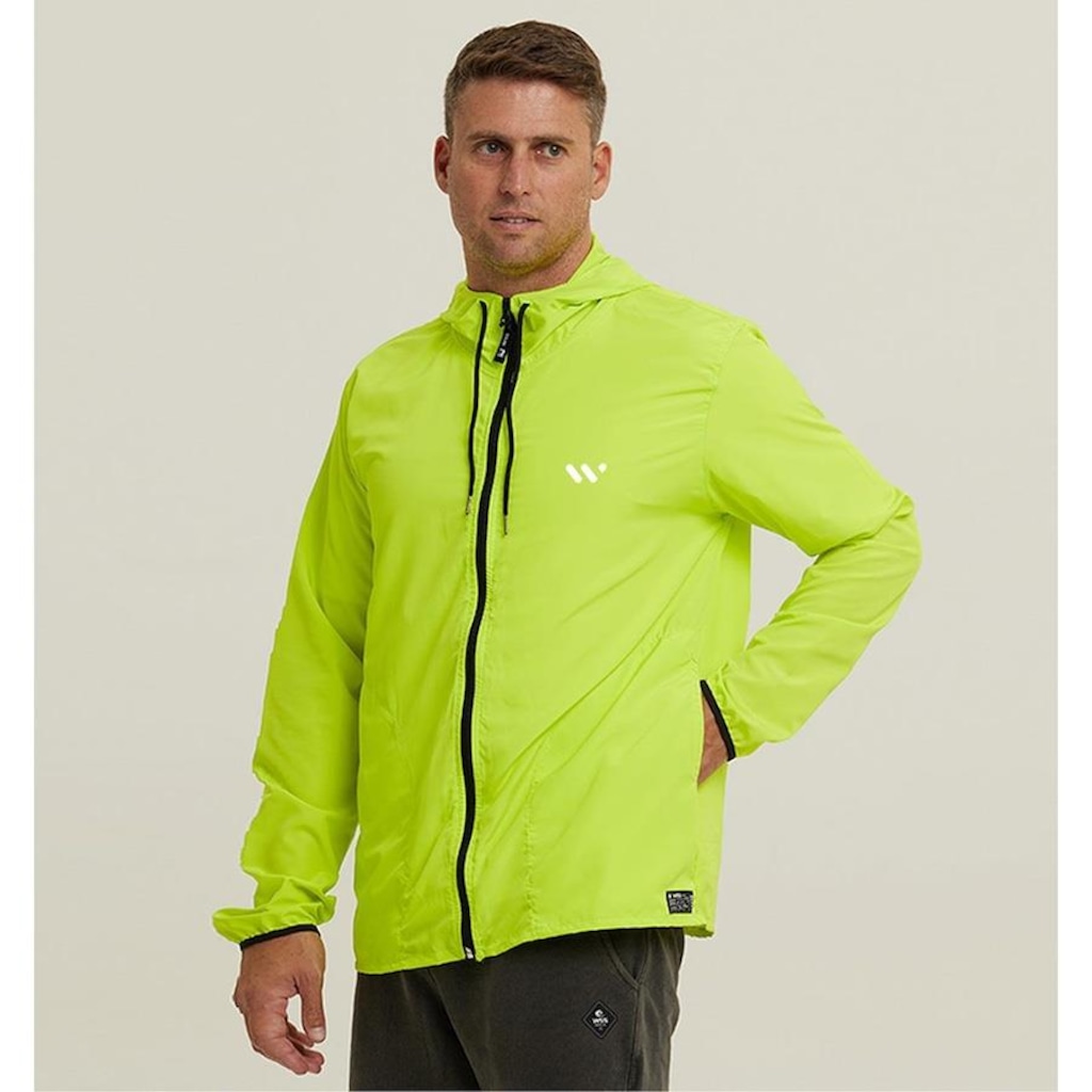 Imagem 2 do produto Jaqueta Corta Vento Wss Impermeável Gym Never Give Up - Masculina