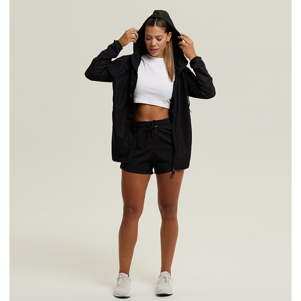 Imagem 3 do produto Jaqueta Corta Vento Impermeável Academia Wss Gym Minimalist - Feminina