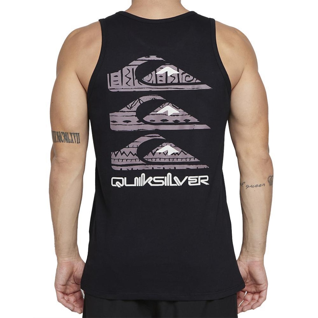Imagem 2 do produto Camiseta Regata Quiksilver Vertical Logos Sm25 - Masculina