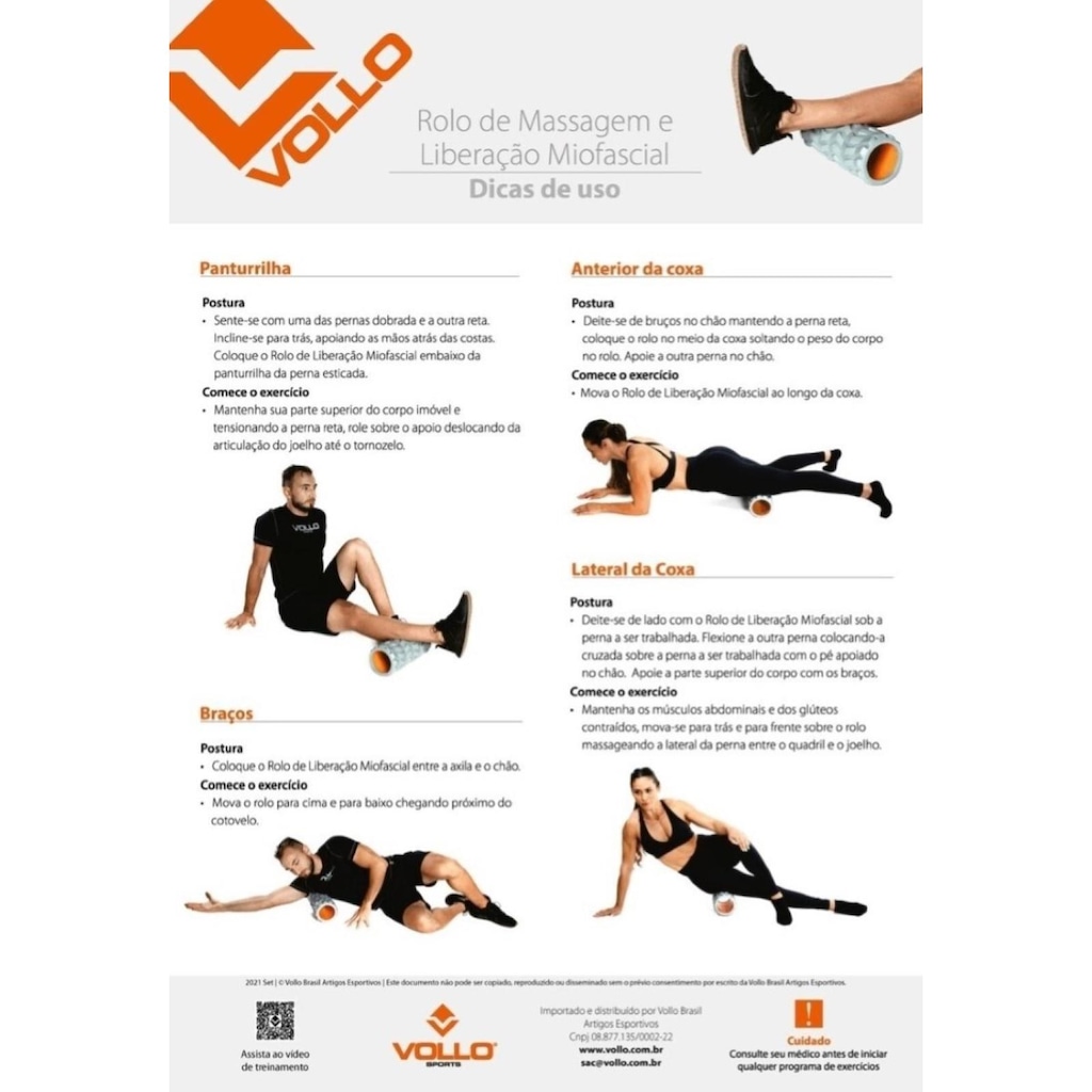 Imagem 5 do produto Rolo de Massagem Vollo Liberação Miofascial