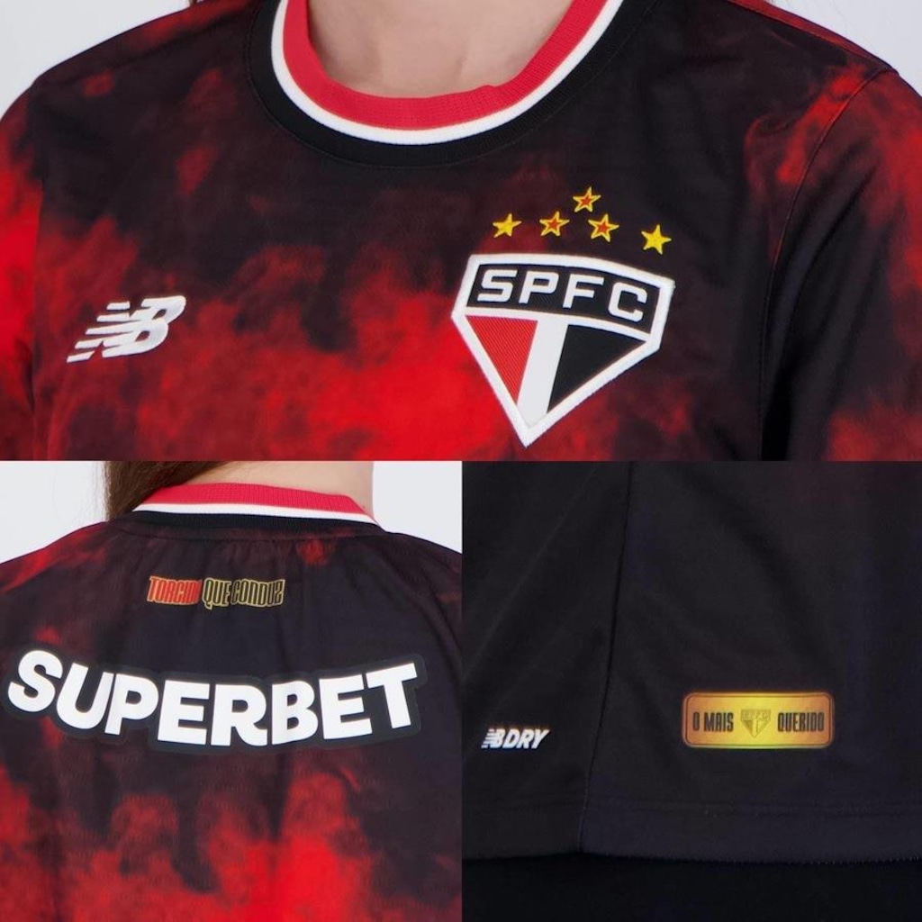 Imagem 5 do produto Camisa New Balance São Paulo Iii 2024 Feminina