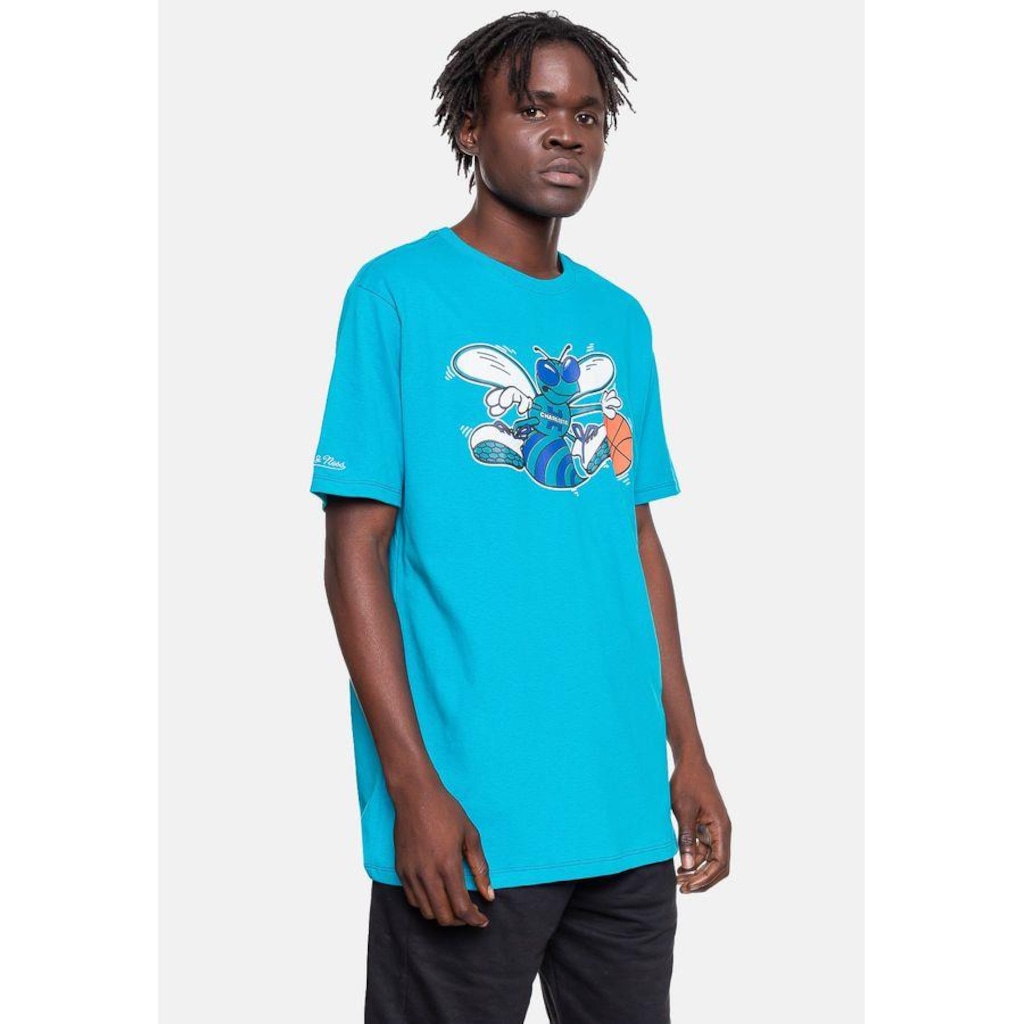 Imagem 4 do produto Camiseta Mitchell & Ness NBA Teams Charlotte Hornets - Masculina