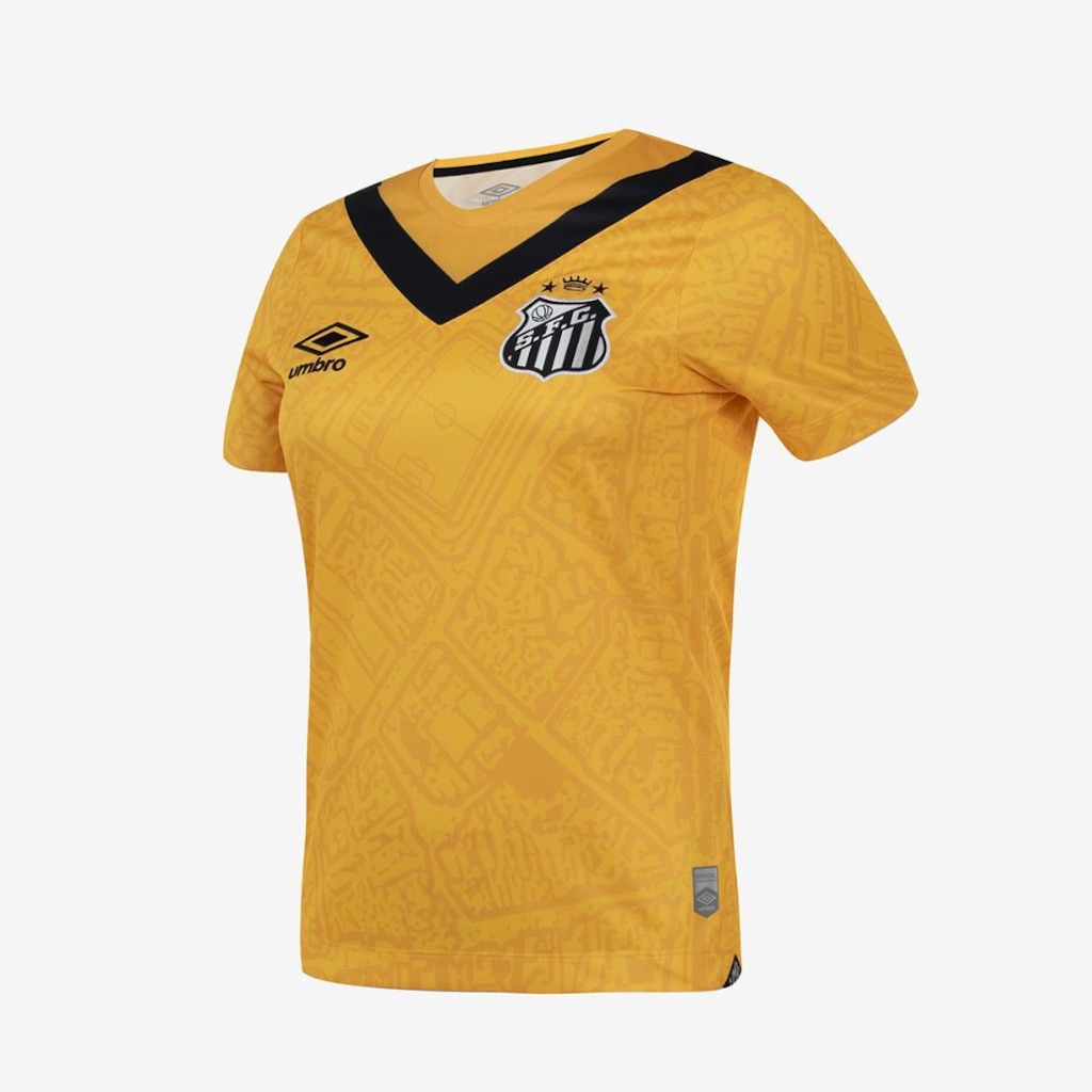 Imagem 2 do produto Camisa do Santos 3 2024 Umbro Oficial Torcedora - Feminina