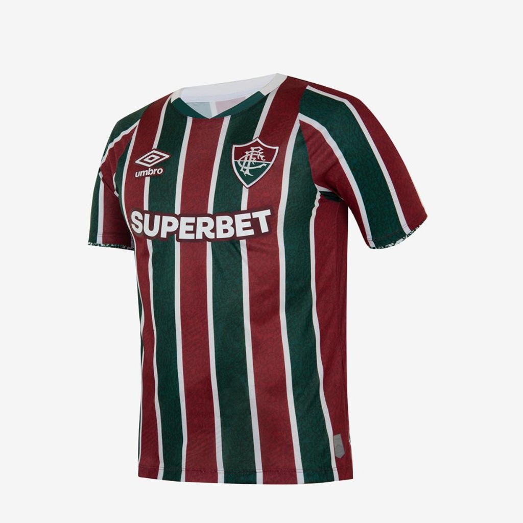 Imagem 2 do produto Camisa do Fluminense 1 2024 Umbro Oficial Torcedor S/N - Masculina