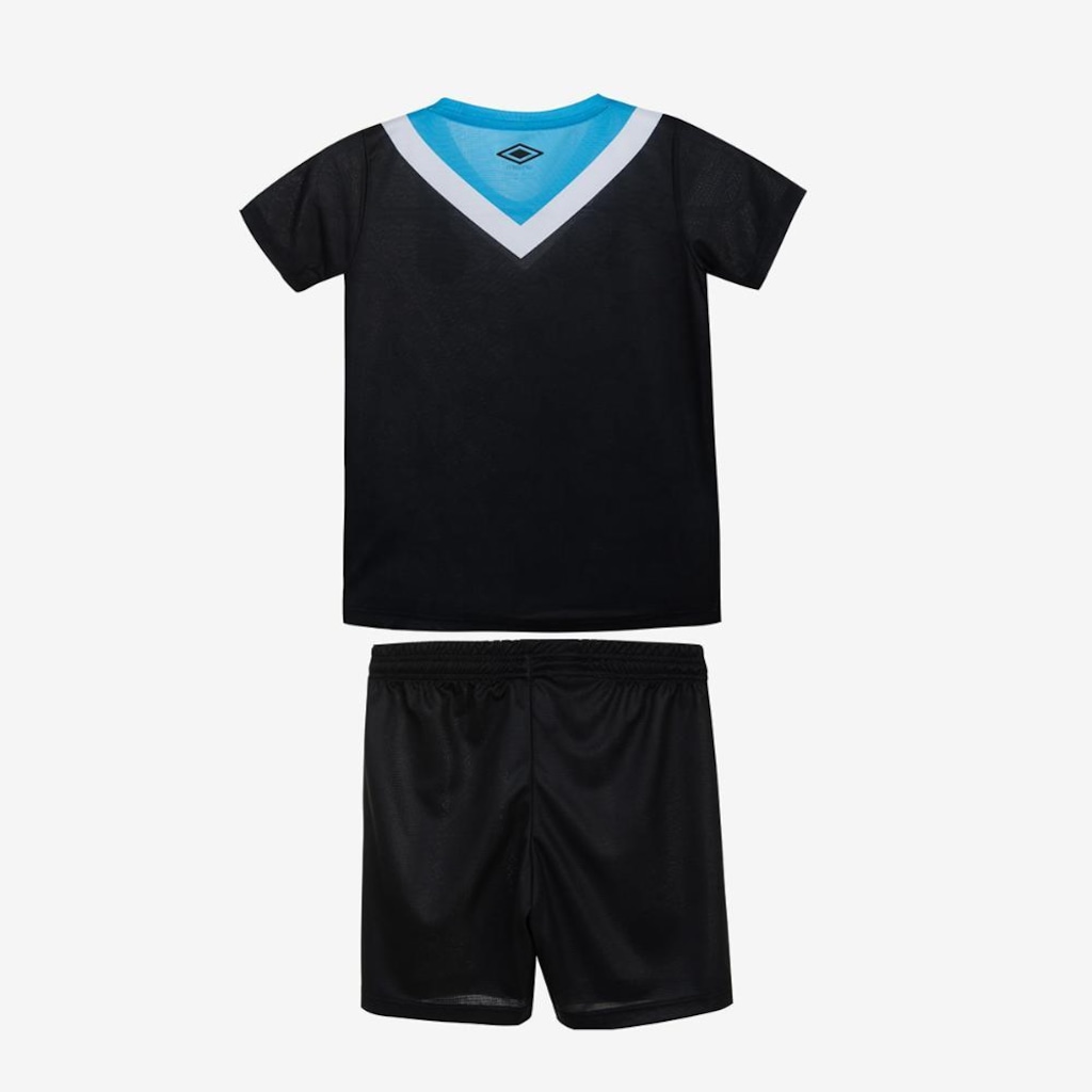 Imagem 2 do produto Uniforme do Grêmio 3 2024 Umbro Oficial Clube - Infantil