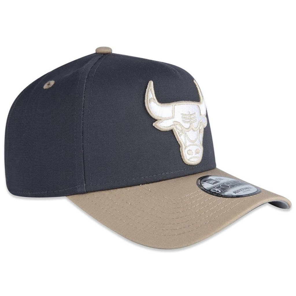 Imagem 4 do produto Boné Aba Curva New Era 940 A-Frame Chicago Bulls Dual Color - Snapback - Adulto