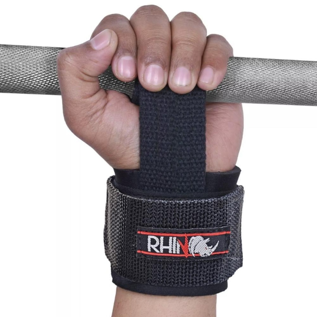 Imagem 4 do produto Strap Rhino Tala com Munhequeira Macia Musculação