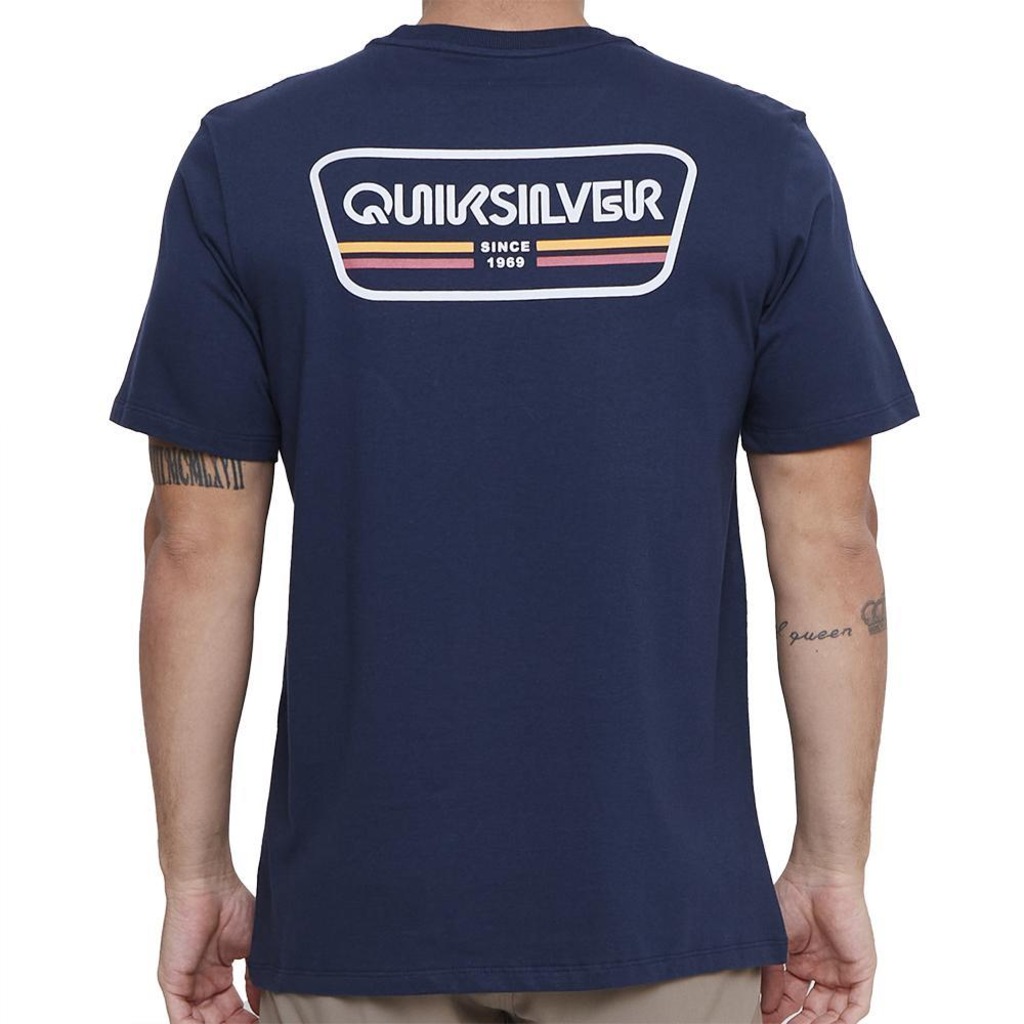 Imagem 2 do produto Camiseta Quiksilver Range Life Sm25 - Masculina
