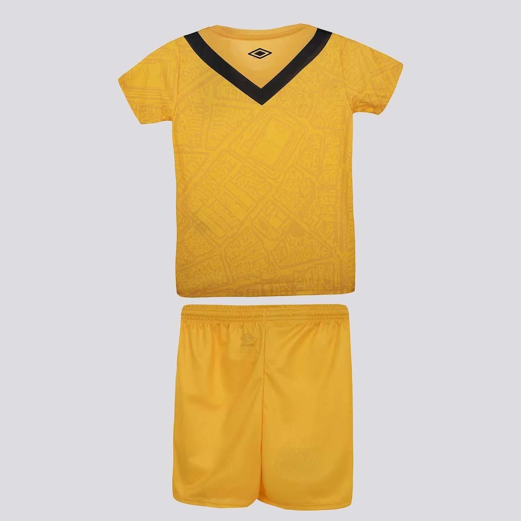 Imagem 2 do produto Kit Uniforme de Futebol do Umbro Santos Iii 2024 Umbro - Infantil