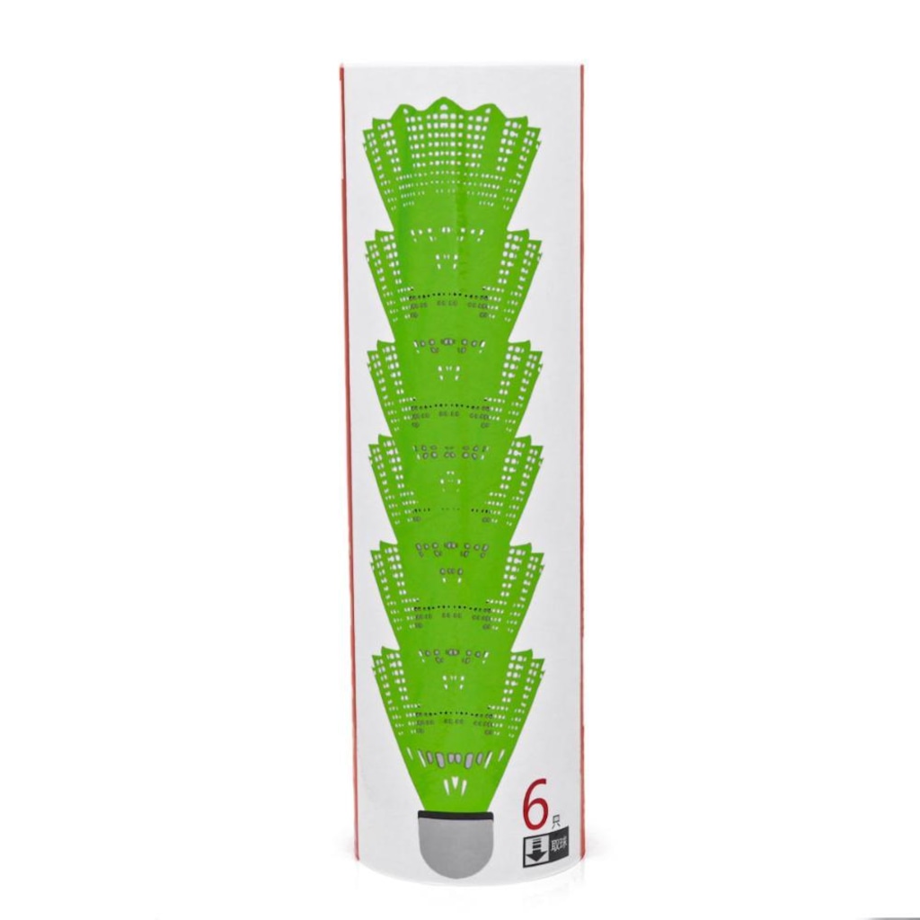 Imagem 2 do produto Peteca Badminton Dhs W600 Tubo com 6 Unidades